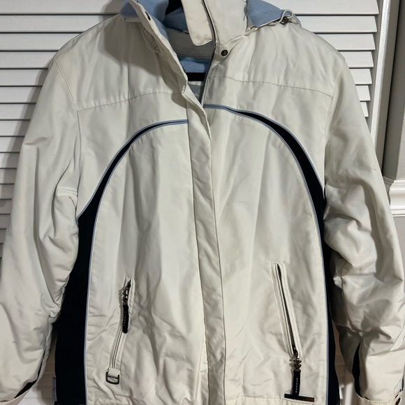 Jackets & Blazers - Black with white detail ski jacket